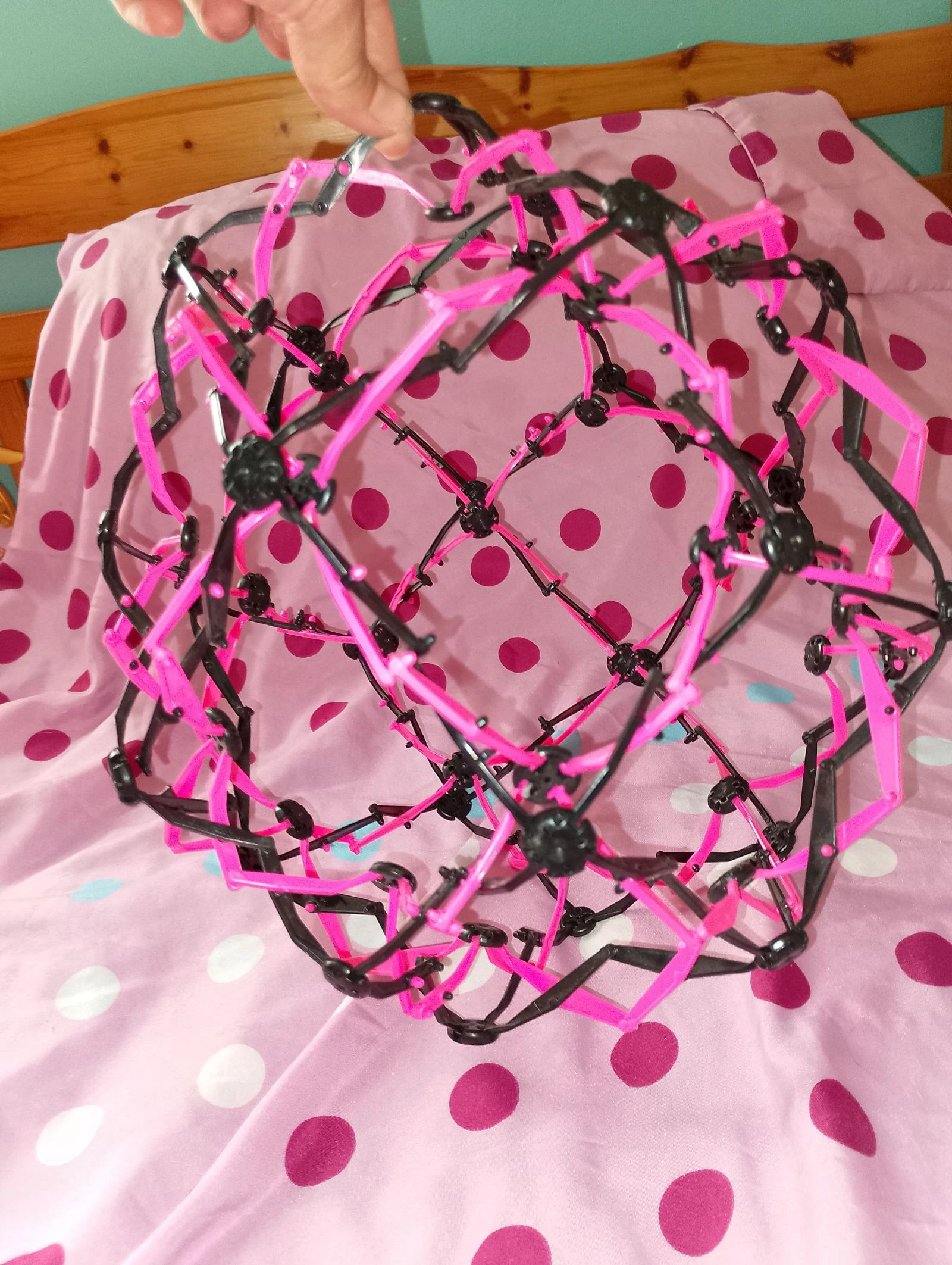 Bola mágica extensível rosa e preta – photo 6